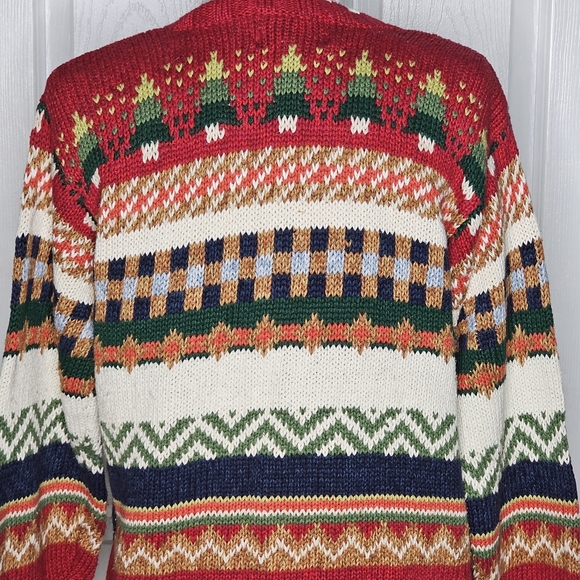 Vintage Festive Holiday Women's Sweater - Picture 3 of 16